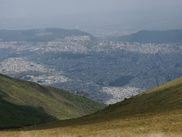Blick auf Quito