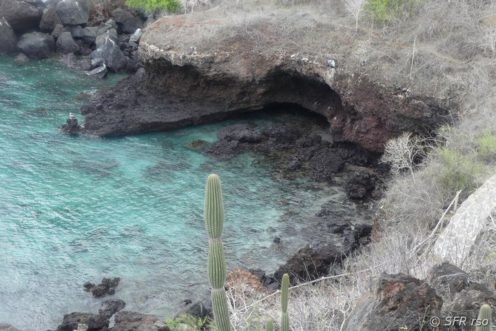 Bucht in Cerro Tijeretas, Galapagos