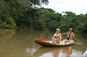 Kanutour im Urwald von Ecuador