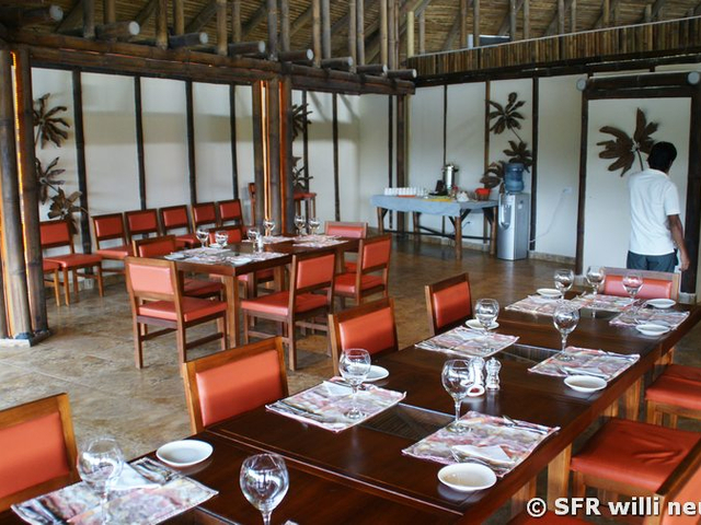 Restaurant der La Selva Lodge