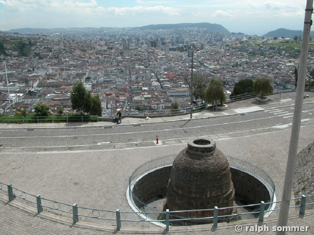 Quito Stadtblick Panorama Ecuador