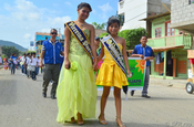 Schönheitsköniginnen in Puerto Lopez in Ecuador
