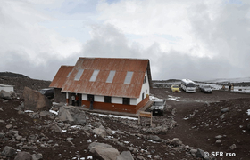 Schutzhütte beim Vulkan Chimborazo