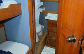 Kabine 3 Badezimmertür
