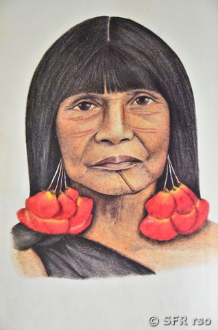 Kichwa Frau in Ecuador
