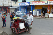 Straßenküche in Quininde, Ecuador