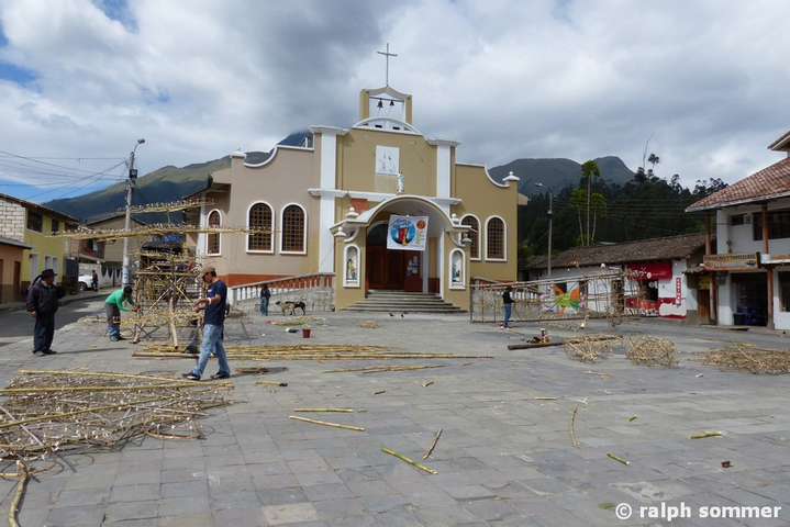 Kirche von Peguche in Ecuador