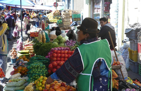 Wochenmarkt Sangolqui Ecuador