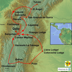 Karte Variante A Ecuador