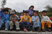 Kindergarten Ausflug in Quito, Ecuador