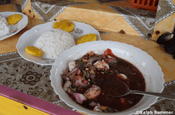 Muschel-Shrimps-Ceviche in Ecuador