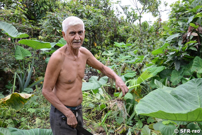 Farmer in Silanche, Ecuador