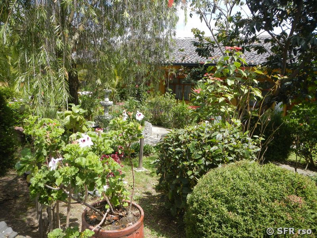 Garten der Hostería Sommergarten