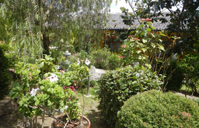 Garten der Hostería Sommergarten