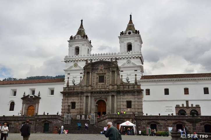 Kirche San Francisco bei Quito, Ecuador