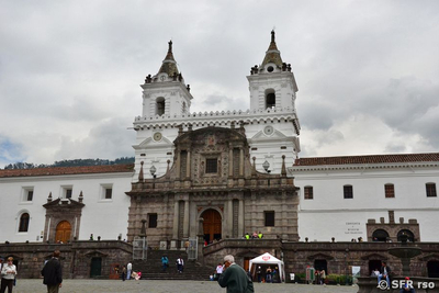 Kirche San Francisco bei Quito, Ecuador