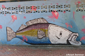 Mural Fisch in Virente, Ecuador