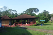 Restaurant Kichwa Lodge Nationalpark Yasuni Ecuador