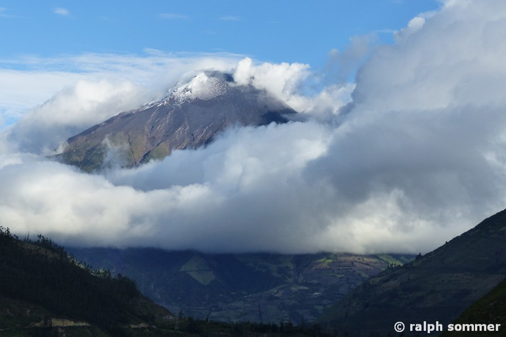 Tungurahua Vulkan bei Banos de Agua, Ecuador