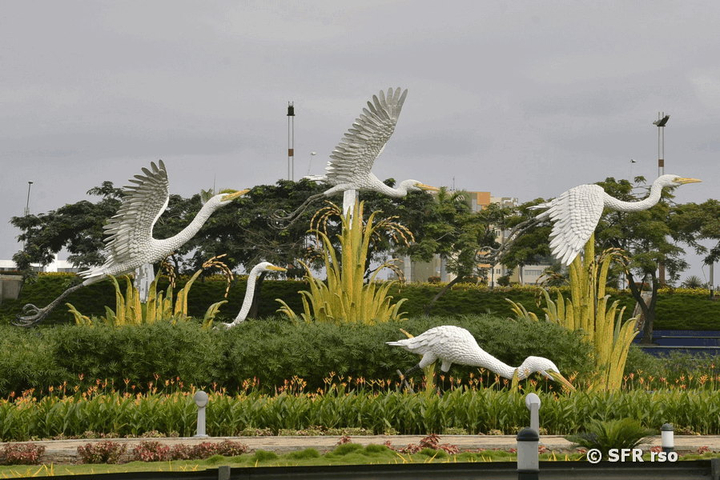 Reiherdenkmal in Guayaquil, Ecuador