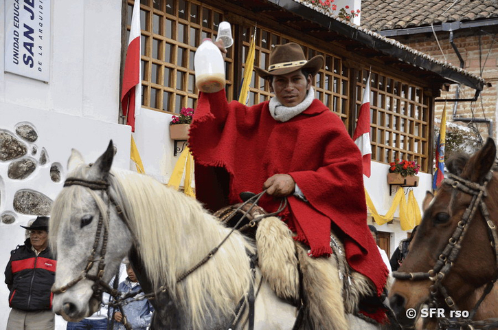 Chagra Pintag Reiter in Ecuador