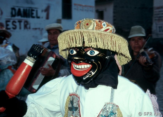 Fest Mama negra in Latacunga in Ecuador