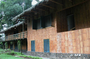 Gebäude in Rio Palenque in Ecuador