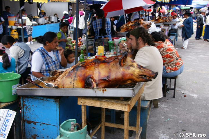 Schwein Hornado, Ecuador