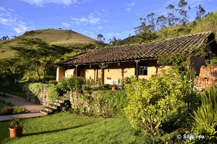 Gartenanlage Hazienda Chachimbiro in Ecuador 