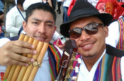 Musiker Freunde in Ecuador