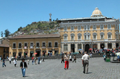Plaza San Francisco in Quito, Ecuador