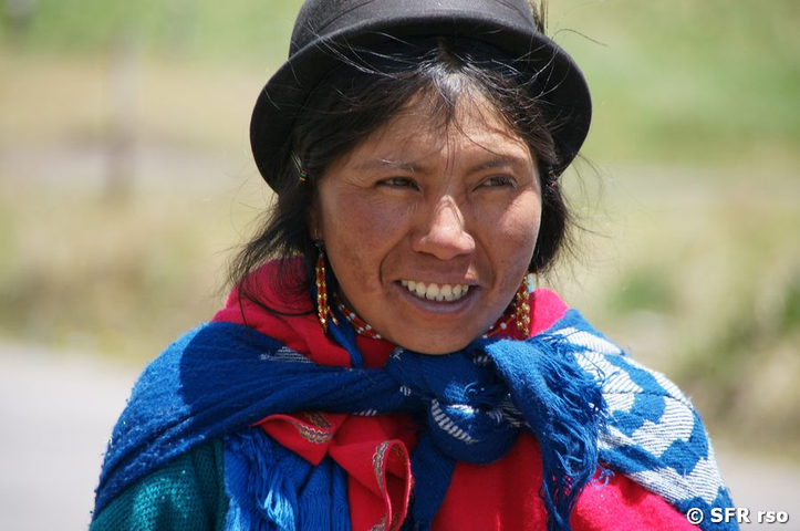 Bauersfrau, Ecuador