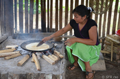 Casave Backen in Ecuador