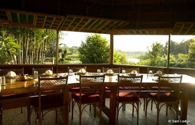 Restaurant der Sani Lodge