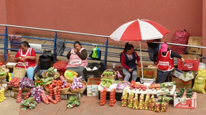 Marktstand in Otavalo