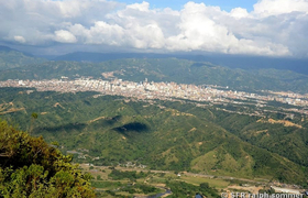 Panoramablick auf Bucaramanga Kolumbien