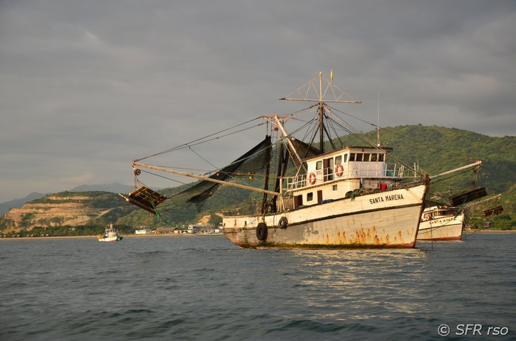 Fischer Ausleger Schiff, Ecuador