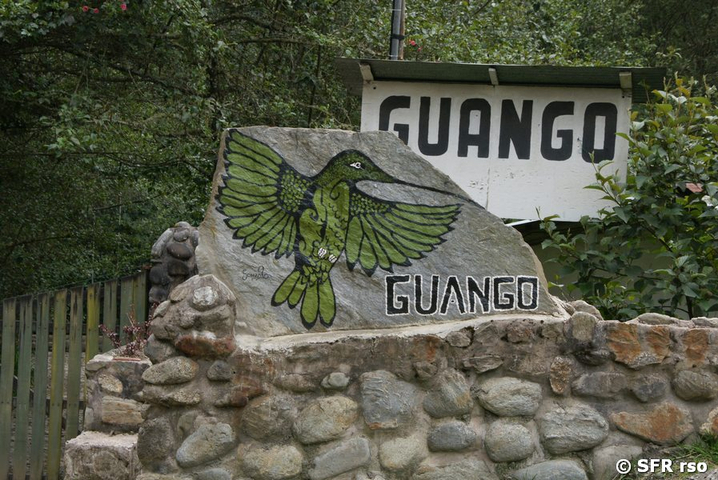 Eingang Guango Lodge Ecuador