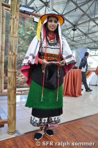 Indigena Ausstellung in Quito, Ecuador