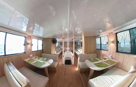 Yacht M/Y Aqua Galapagos Speisesaal