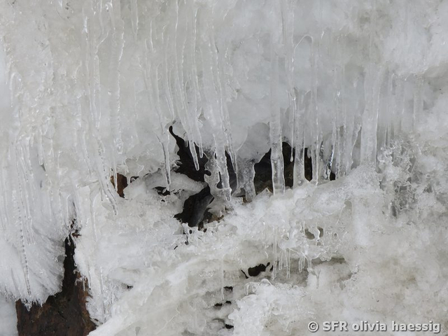 Eiszapfen am Illiniza Nord in Ecuador