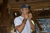 Flötender Ricardo Alcivar, Ecuador