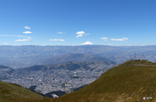 Blick auf den Norden Quitos, Ecuador