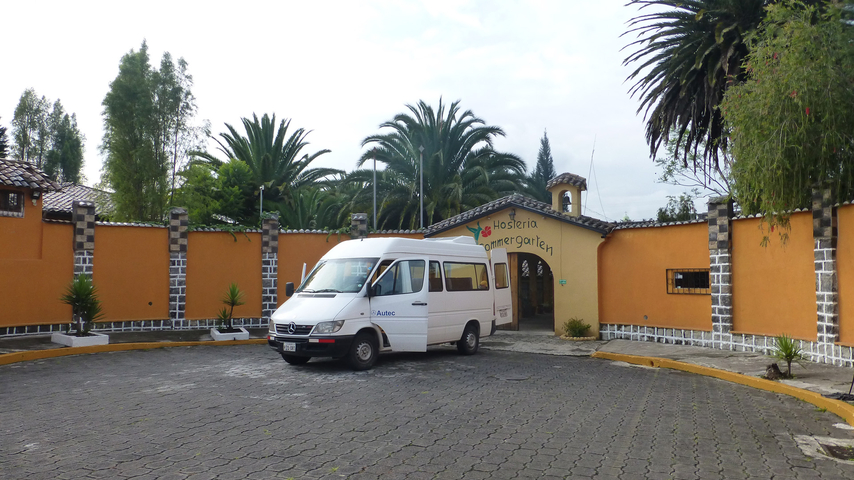 Individualreise Ecuador Hosteria Sommergarten
