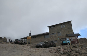 Berghütte am Cayambe in Ecuador