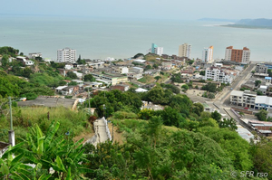 Blick auf Bahía de Caráquez