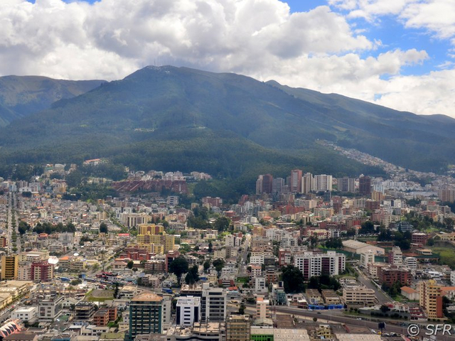 Blick auf Quito