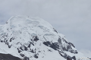 Gletscher am Vulkan Antizana