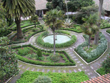 Garten der Hacienda La Cienega