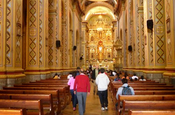 Kirche in El Quinche in Ecuador